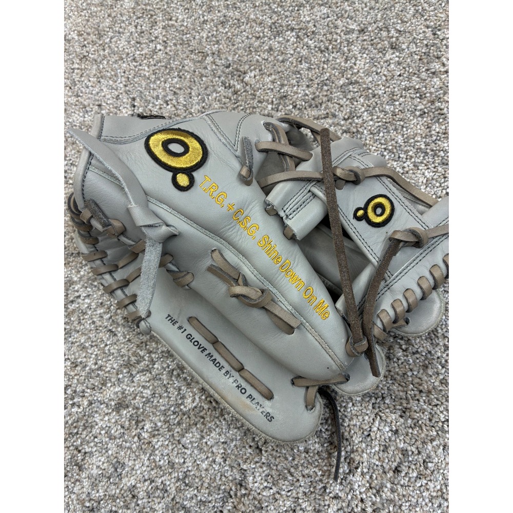 Steelo Stif Lyte Baseball Glove 11.75 Inch Grey Brown Leather H-Web Infield
